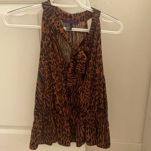 Formal tank top- cheetah pattern !